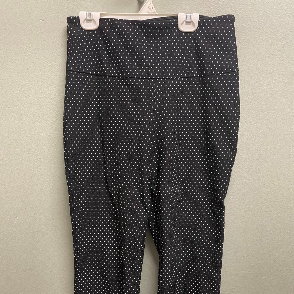 Up! Black & White Polka Dot Pants